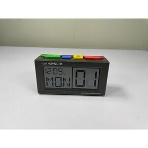 YOUR MINDER - PERSONAL RECORDING ALARM CLOCK ~ See Info/Photos